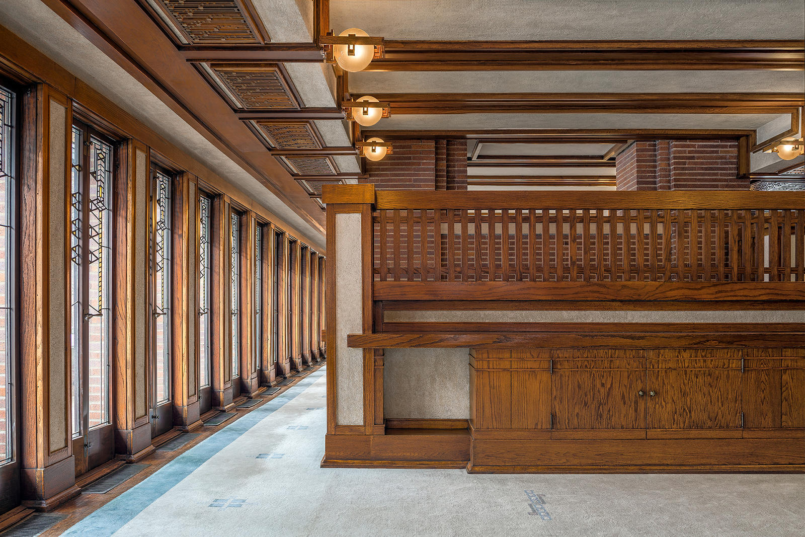 The Frederick C. Robie House - 1909 - Frank Lloyd Wright - Hyde Park in Chicago