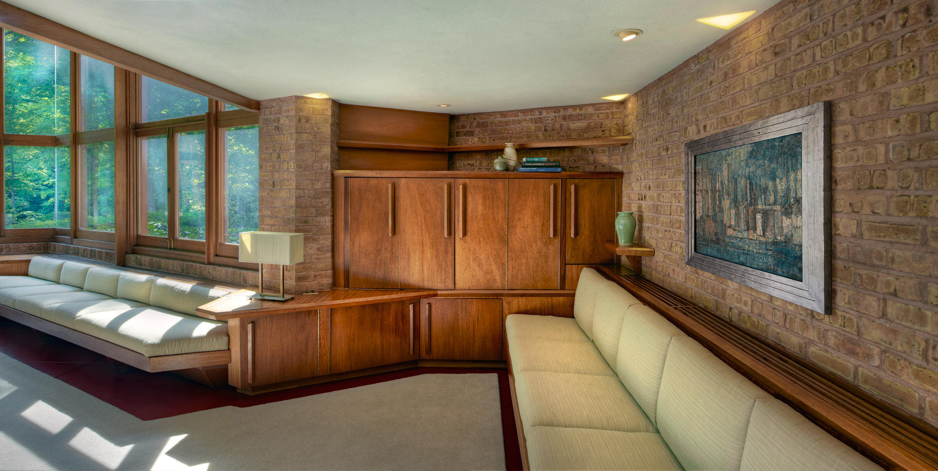 The Charles F. Glore House - 1951 - Frank Lloyd Wright - Lake Forest