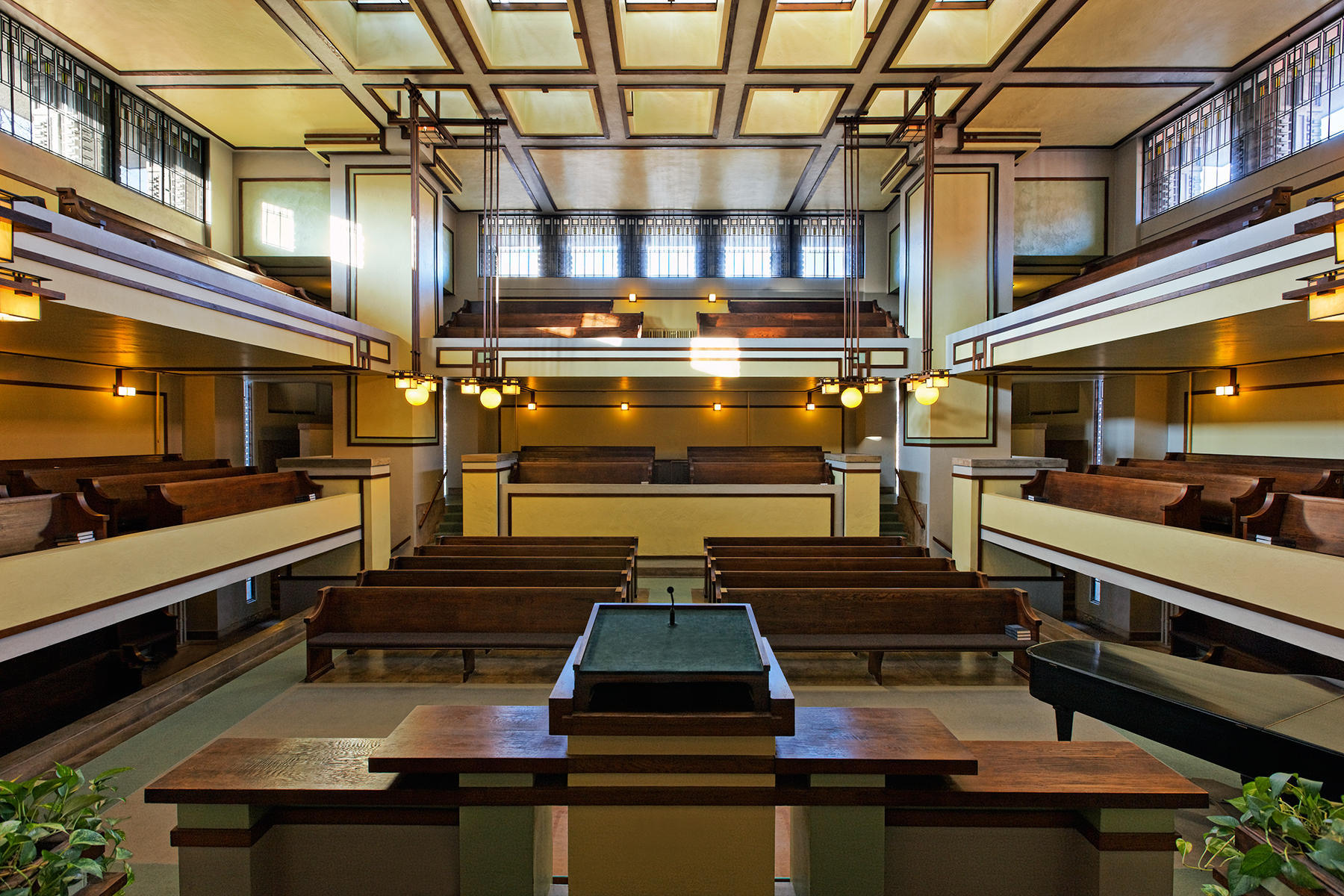 The Unity Temple - 1908 - Frank Lloyd Wright - Oak Park