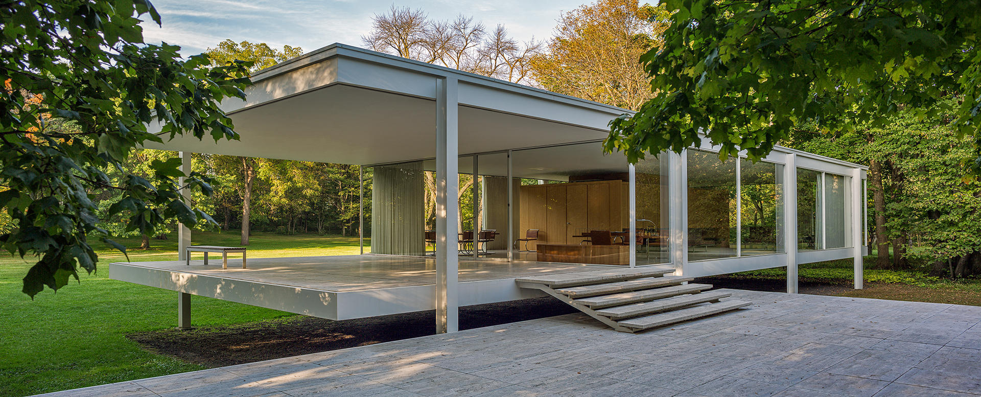 The Edith Farnsworth House - 1951 - Mies van der Rohe - Plano