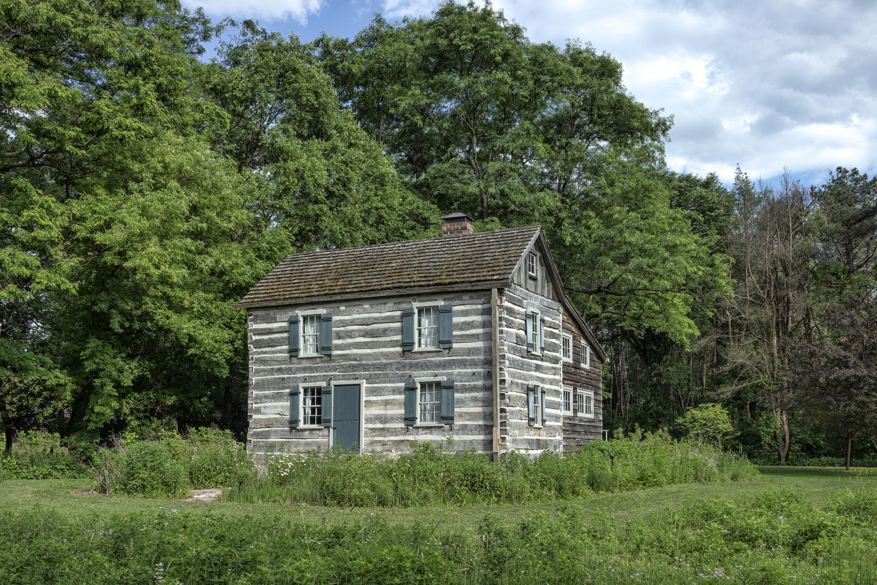 The Schmidt-Burnham Log House - c. 1837 - Winnetka