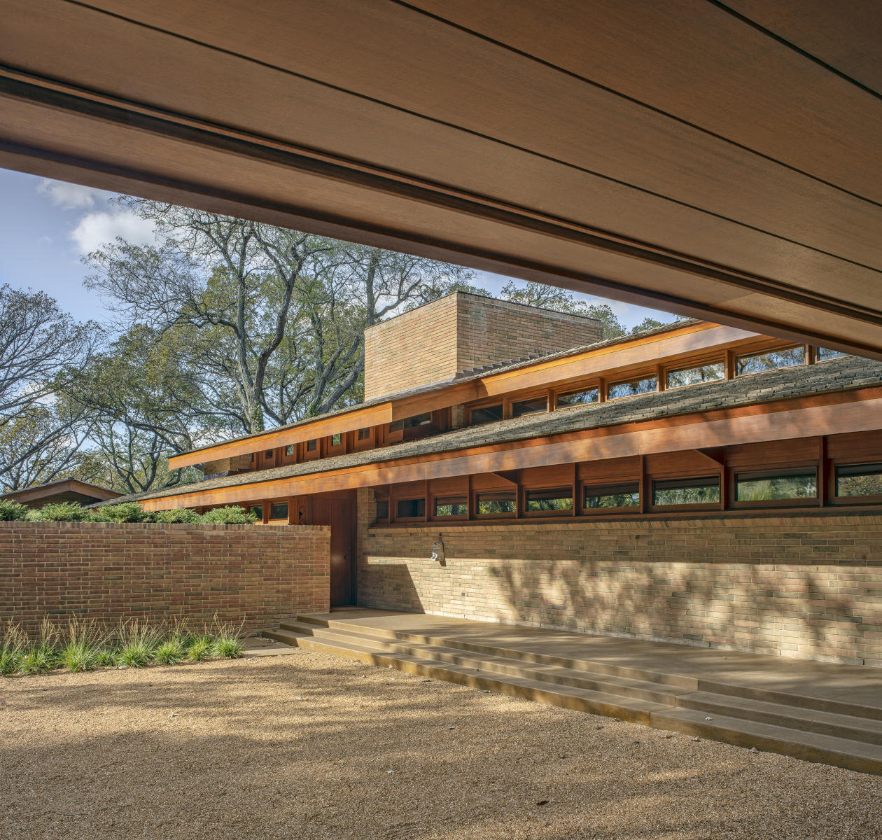 The Louis Fredrick House - 1957 - Frank Lloyd Wright - Barrington
