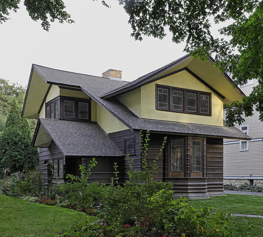 The E. Arthur Davenport House - 1901 - Frank Lloyd Wright - River Forest