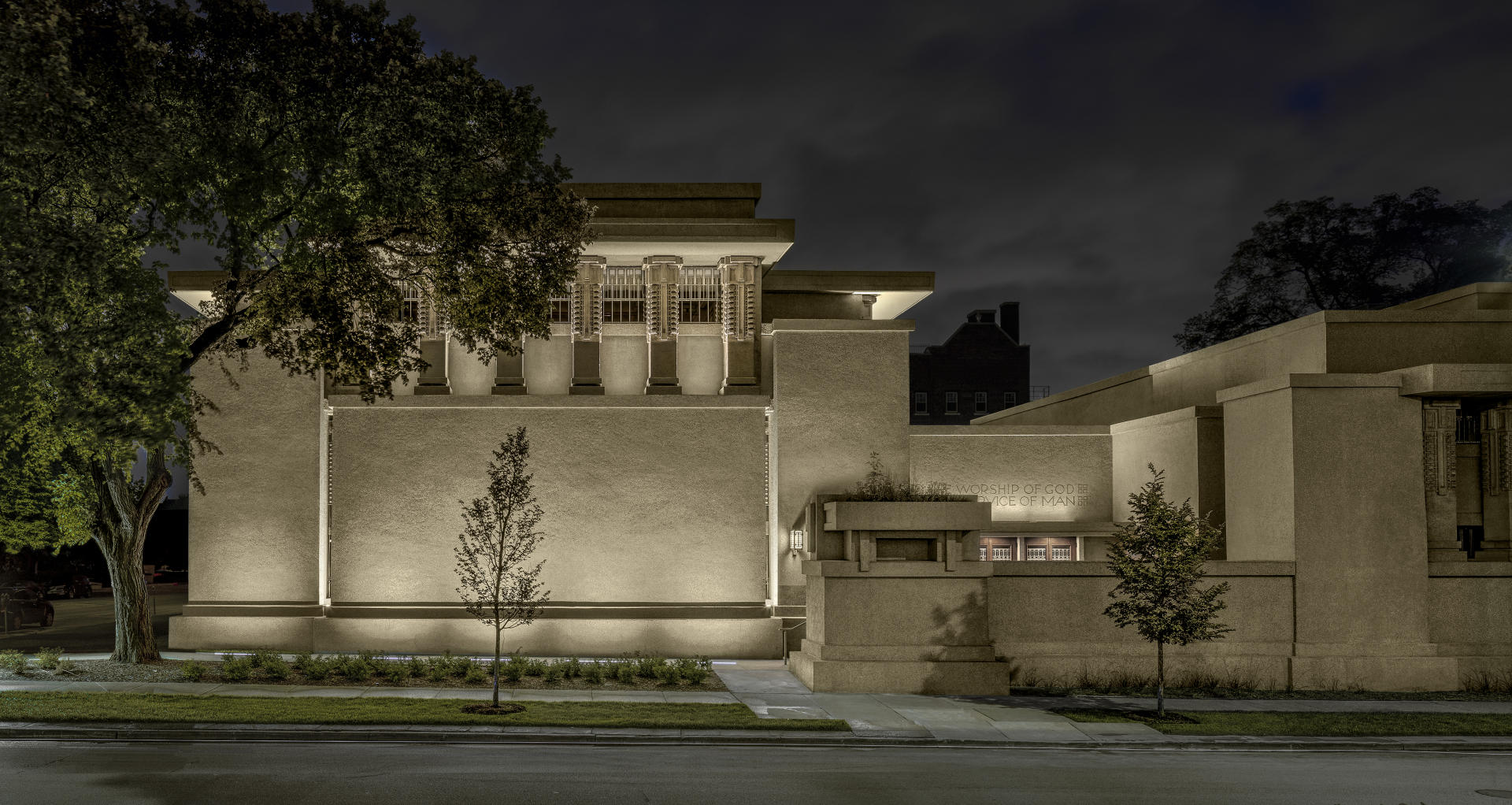 The Unity Temple - 1908 - Frank Lloyd Wright - Oak Park