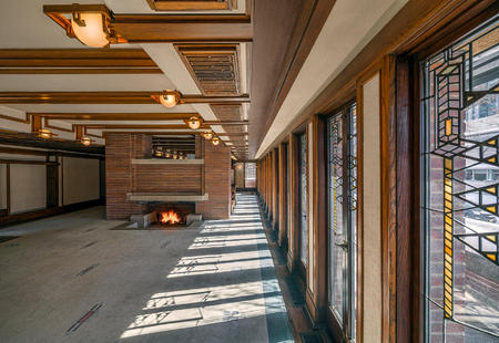 The Frederick C. Robie House - 1909 - Frank Lloyd Wright - Hyde Park in Chicago
