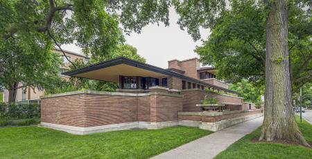 The Frederick C. Robie House - 1909 - Frank Lloyd Wright - Hyde Park in Chicago