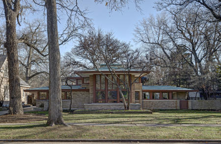 The Isabel Roberts House - 1908/1955 - Frank Lloyd Wright - River Forest